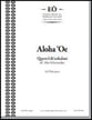 Aloha 'Oe SATB choral sheet music cover